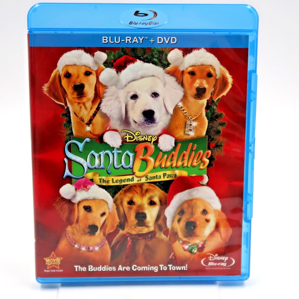 Disney Santa Buddies The Legend of Santa Paws Blu-ray DVD 2009 Movie G Rating